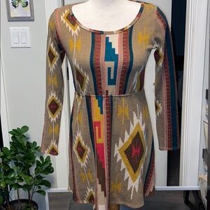 Small Francescas birdcage sweater dress